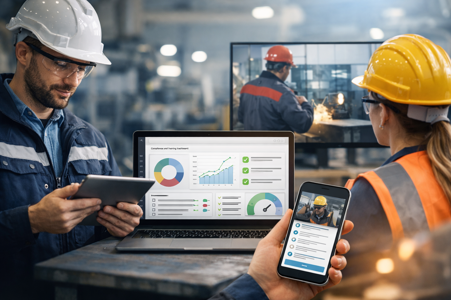 Digitale Schulung im industriellen Umfeld